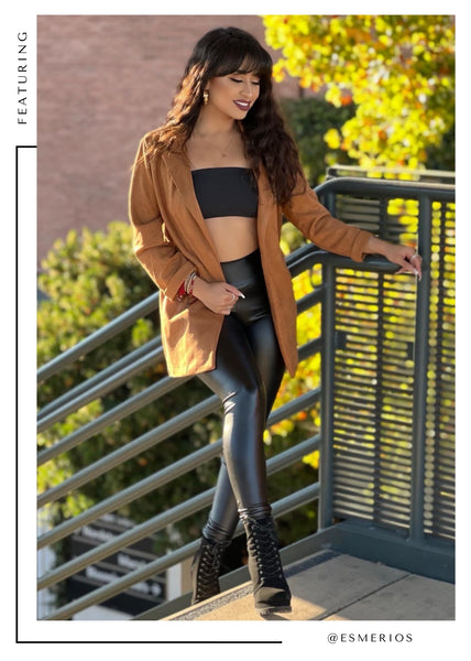 Trendsetter Faux Fur Leather Pants – Trendy and Tipsy