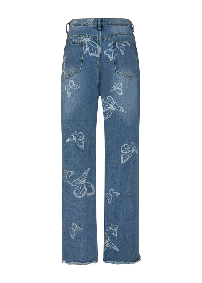 Giving You Butterflies - High Waisted Jeans