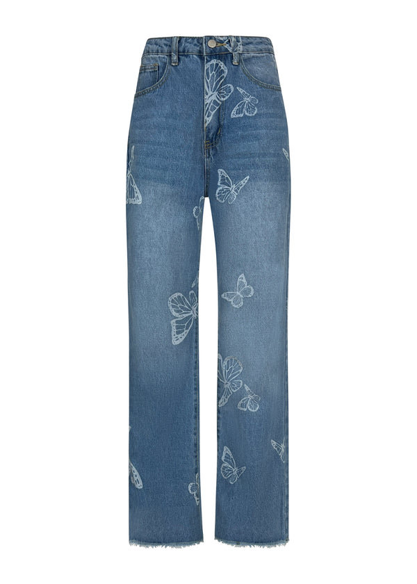 Giving You Butterflies - High Waisted Jeans