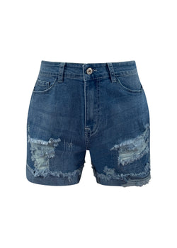 Trouble Maker - Distressed Shorts